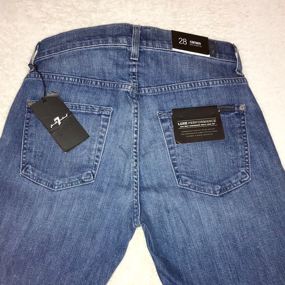 7 For All Mankind👖| Men’s Carsen Blue Jeans Sz 28 - Picture 6 of 6
